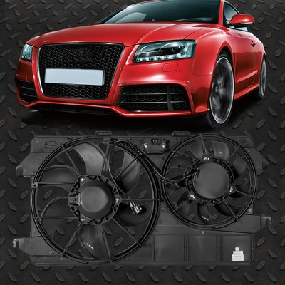 ДЛЯ 10-13 FORD TRANSIT CONNECT 2,0-литровый КОЖУХ ВЕНТИЛЯТОРА ОХЛАЖДЕНИЯ ДВОЙНОГО РАДИАТОРА FO3115180