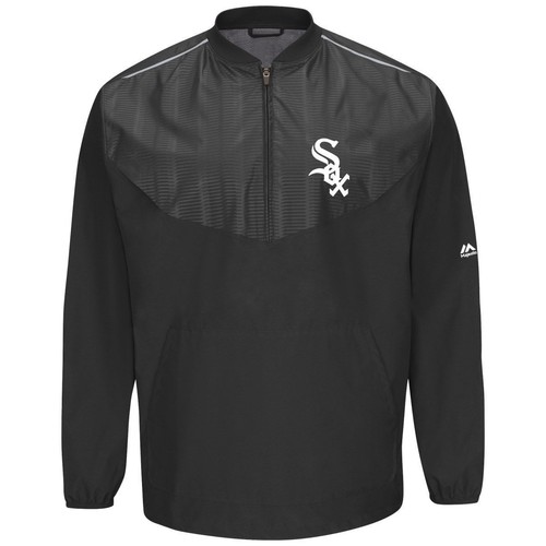 Majestic Chicago White Sox XL フルジップジャケット CHICAGO WHITE SOX VINTAGE MAJESTIC JACKET sz XL MEN BLACK | eBay