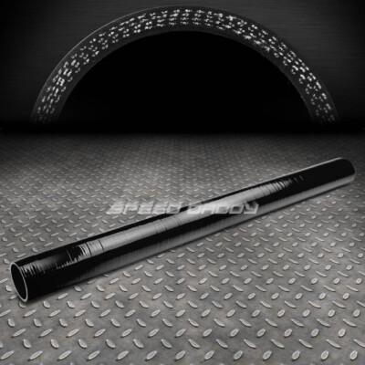 4-СЛОЙНЫЙ 3-МЕТРОВЫЙ ТРУБОПРОВОД ТУРБОНАДДУВА/ВОЗДУХОЗАБОРНИКА/ПРОМЕЖУТОЧНОГО ОХЛАДИТЕЛЯ ДЛИНОЙ 1 МЕТР, ЧЕРНЫЙ СИЛИКОНОВЫЙ ШЛАНГ / ТРУБА