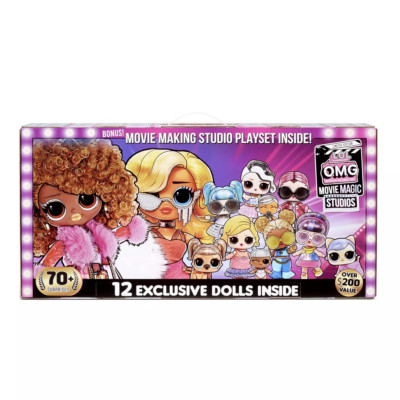 MGA OMG Movie Magic Studios Play Set  70 Surprises & 12 Doll L.O.L. Surprises!