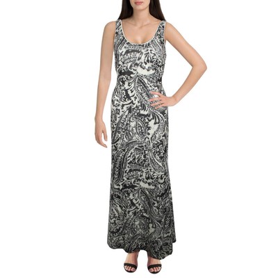 

Женское вечернее платье цвета слоновой кости с блестками Lauren Ralph Lauren  BHFO 3359, Black-ivory