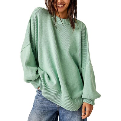 Free People Womens Easy Street Ribbed Knit Shirt Tunic Sweater Top BHFO 6593