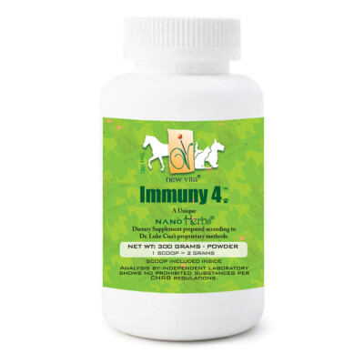Veterinary Herbal Supplements Immune System New Vita Immuny 4 Powder USA Made