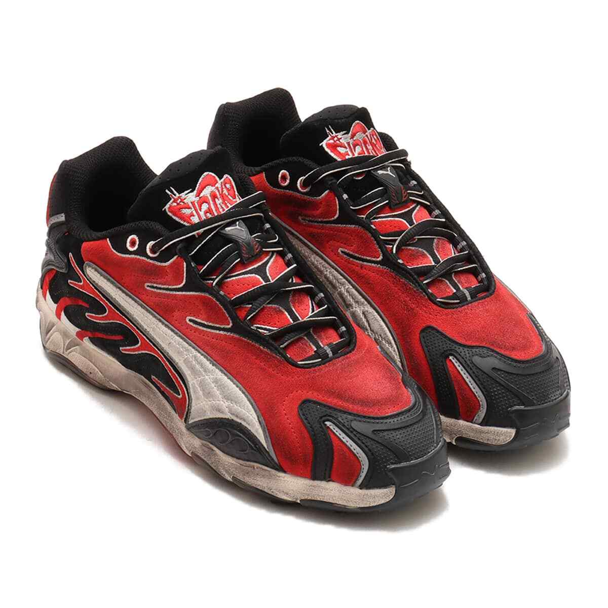 Pre-owned Puma 402453-01 A$ap Rocky  Inhale Distr Black Red (men's)