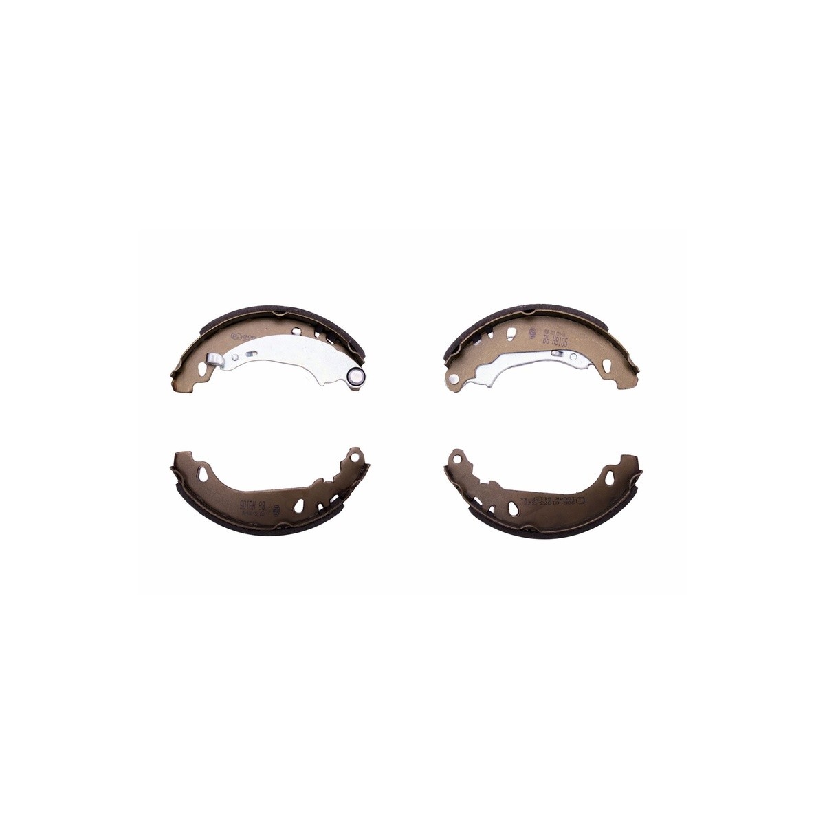 Bremsbackensatz Ø 180 mm 32 mm HELLA passend für u.a. PEUGEOT 206