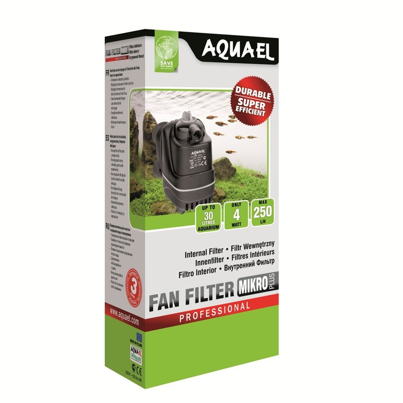Aquael Innenfilter Fan Mikro - Filter Wasserfilter Pumpe Wasserpumpe Filterpumpe