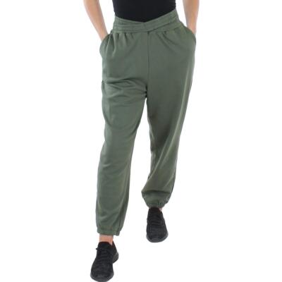 Madden Girl Womens Green Comfy Cosy Sweatpants Loungewear Junior XS BHFO 9302