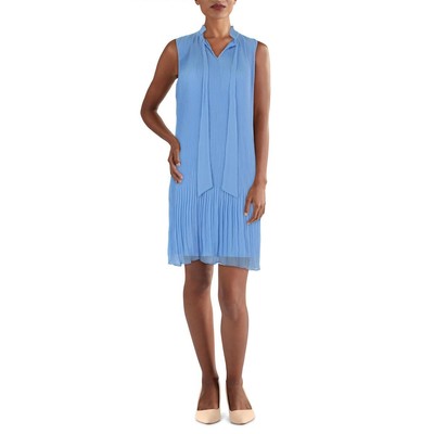 

Женское синее мини-платье для вечеринок DKNY  BHFO 1380, Blue mist