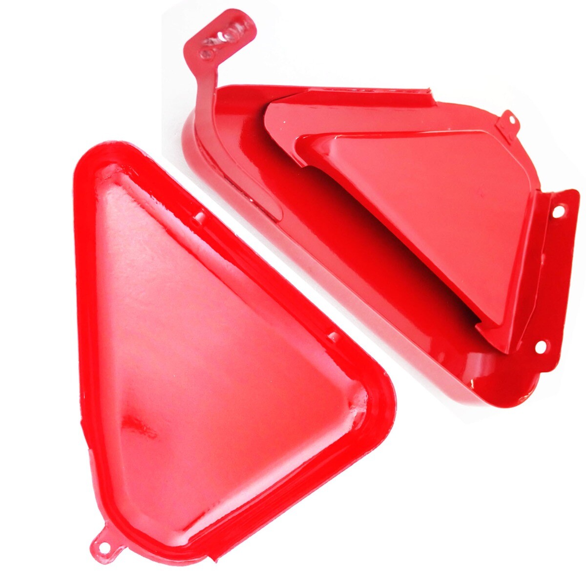 For Norton Commando Roadster 850 Side Panel Steel Red Painted  