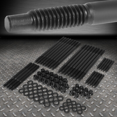 ДЛЯ 97-03 CHEVY GMC 4.8/5.3/6.0КОМПЛЕКТ 12-ТОЧЕЧНЫХ ГАЕК ПЕРЕДНЕЙ ГОЛОВКИ БЛОКА ЦИЛИНДРОВ L LS V8