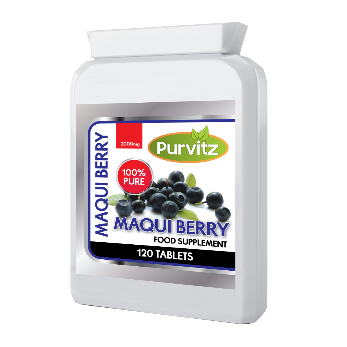 120 Maqui Berry STRONG 2000mg Antioxidant + Weight Loss + Digestive