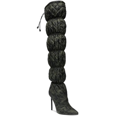 Зеленые сапоги выше колена Steve Madden Womens Silhouette 8 Medium (B,M) 4028