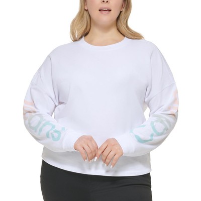 Женский белый пуловер с логотипом Calvin Klein Jeans Shell Plus 3X BHFO 8258