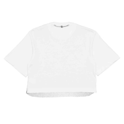 Pre-owned Rabanne Ladies Silver / White Metallic Mesh T-shirt