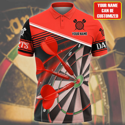 Best Dart Player Gift, Personalized Darts Team Polo shirt for Men, Dart Player g