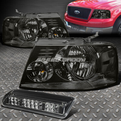 ФАРА С ДЫМЧАТЫМИ ТОНИРОВАННЫМИ ЛИНЗАМИ + УГЛОВОЙ + СВЕТОДИОДНЫЙ 3-Й СТОП-СИГНАЛ И ГРУЗОВОЙ ФОНАРЬ ДЛЯ FORD F150 04-08