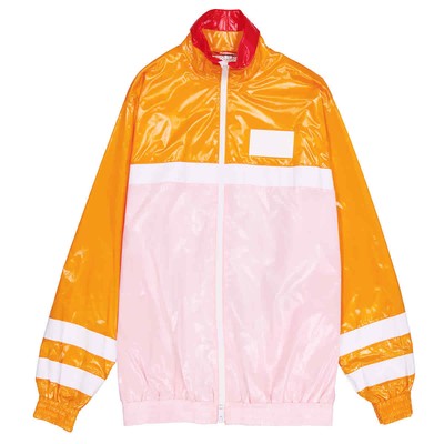 Pre-owned Burberry Aviemore Colour-block Polyamide Jacket In Orange