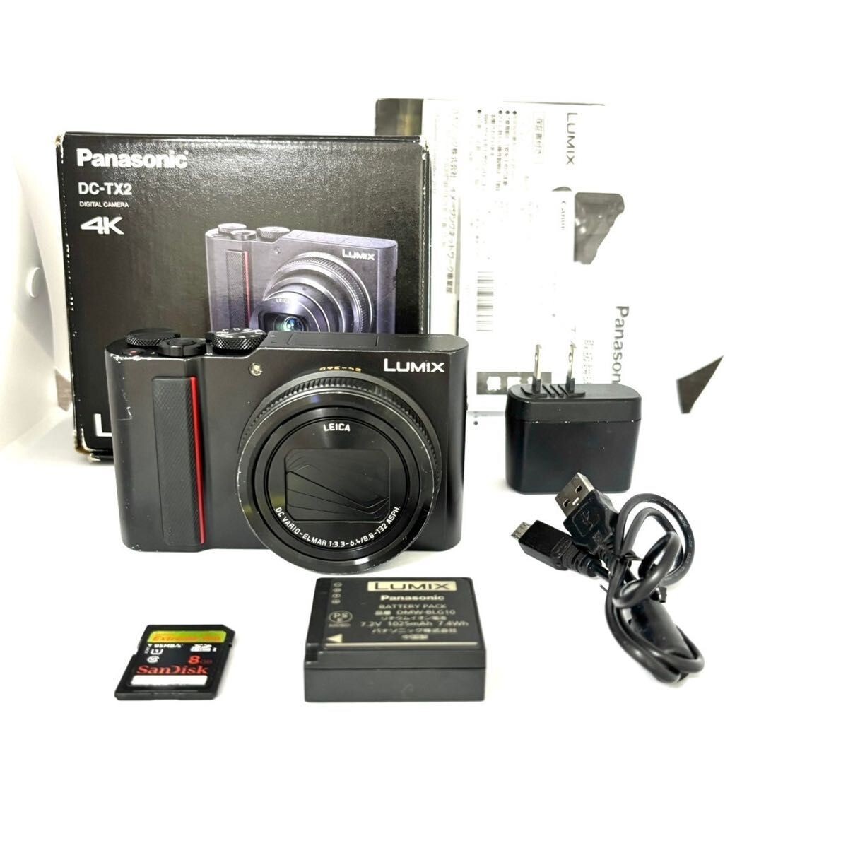 Panasonic LUMIX TX DC-TX2 Digital Camera black color | eBay