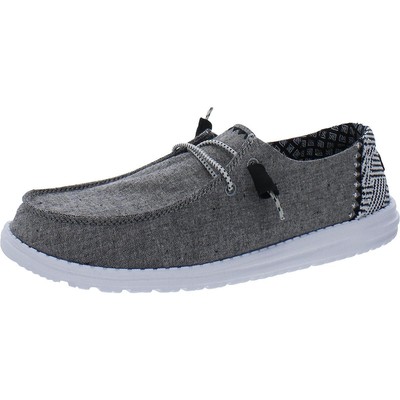 Повседневные и модные женские кроссовки Wendy Chambray серого цвета из ткани Hey Dude BHFO 5475