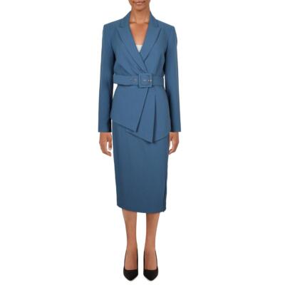 Женская однотонная куртка с поясом Tahari ASL BHFO 4127