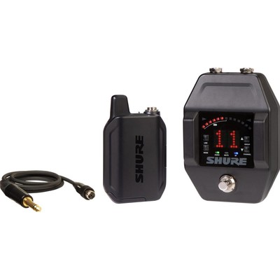 Двухдиапазонная цифровая гитарная педаль Shure GLXD16+, кабель WA302, Z3: 2,4/5,8 ГГц