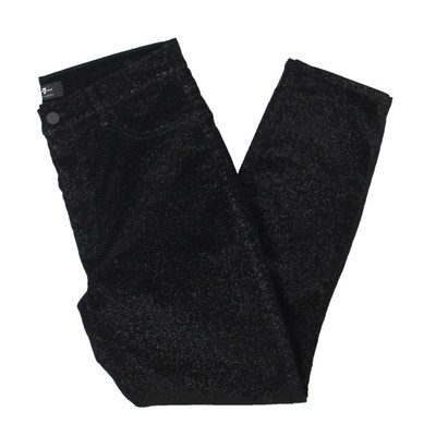 

7 For All Mankind Женские бархатные джинсы скинни до щиколотки с эффектом металлик BHFO 0512, AU8229466F