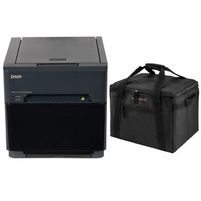 DNP QW410 4.5'' Dye Sublimation Printer 300x300dpi W/Slinger Padded Printer Case