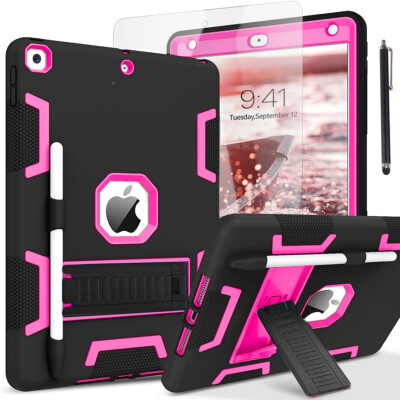 For iPad 9th 8th 7th Generation 10.2'' Shockproof Heavy Duty Case Stand Cover