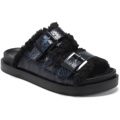 

Женские сандалии-шлепанцы Aerosoles Olivia Blue 8,5 Medium (B,M) BHFO 0824, Blue snake, Olivia