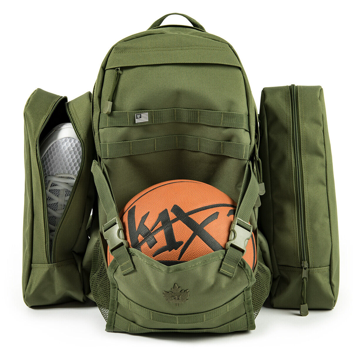 K1X On A Mission Backpack - Basketball Rucksack - Extra Schuhfach - Ballnetz 