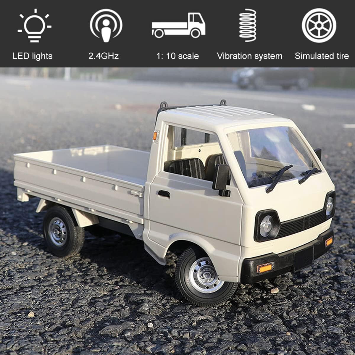 ホビーラジコン WPL-D12 CLASSIC MODEL KEI TRUCK ディテールを追及した1/10スケールの完成品RCカー。WPL JAPAN