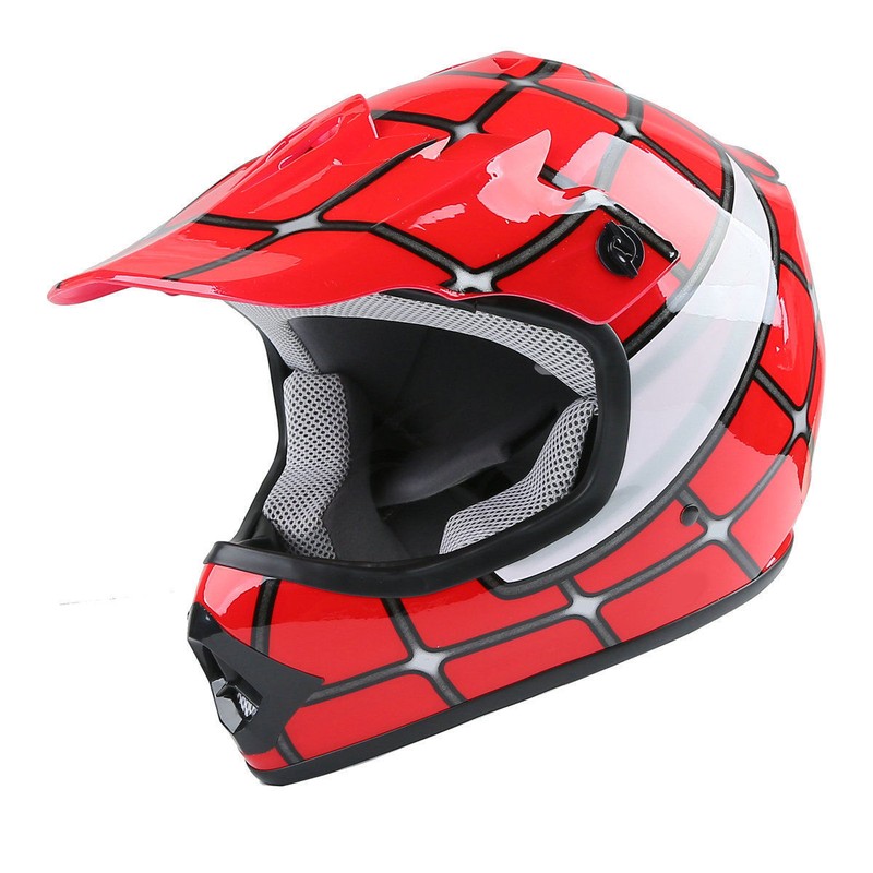 DOT Youth Helmet Boys Girls Motocross Full Face Offroad Dirt Bike ATV S M L XL