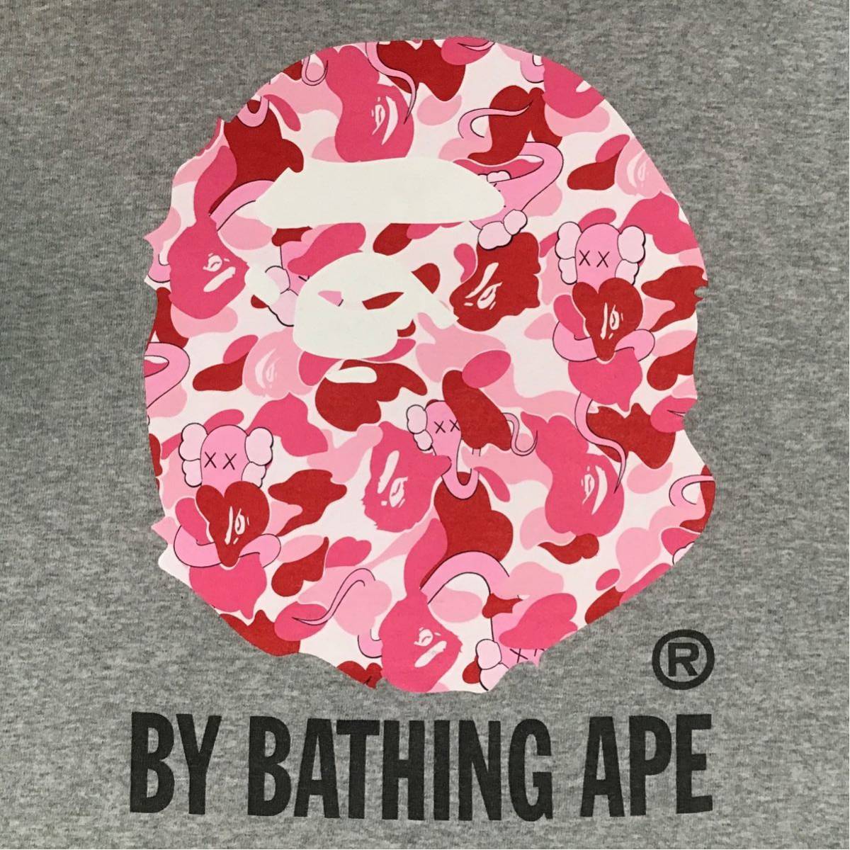 APE BAPE KAWS STA SHARK ポロシャツ　総柄　tシャツ　L APE BAPE KAWS STA SHARK ポロシャツ 総柄 tシャツ L