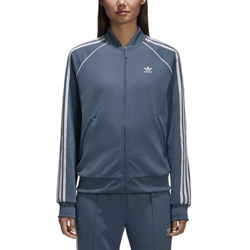 ✨レア adidas originals SUPERSTAR TRACKTOP Adidas Originals Superstar Women's Track Top Dark Steeel