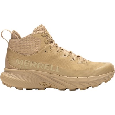 Pre-owned Merrell Work Men's Agility Peak 5 Tactical Mid Coyote - J005773, Coyote