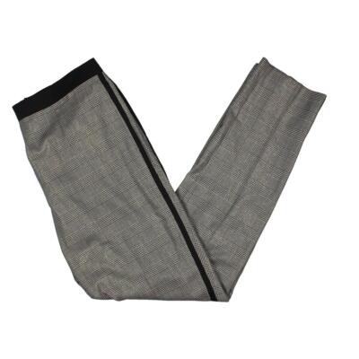 Tallia Orange Mens Black-Ivory Tuxedo Metallic Plaid Suit Pants 36/34 BHFO 5900