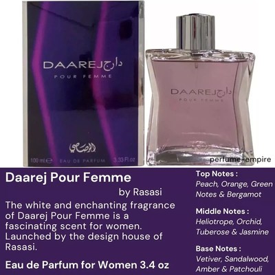 Rasasi Daarej by Rasasi Eau De Parfum Spray 3.4 oz Orignal & Long Lasting