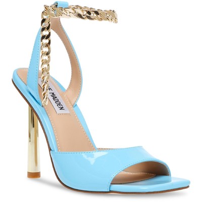 

Женские босоножки Steve Madden на плавучем синем каблуке 6.5 Medium (B,M) BHFO 6729, Bb blue