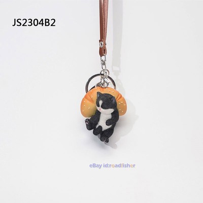 JXK Small Hanging Decoration Cat 3.0 Model Pet Animal Decor Key Ring Gift 2 Ver.