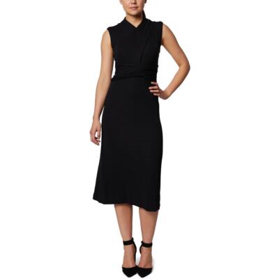 

Женское платье миди без рукавов Laundry by Shelli Segal, Черный