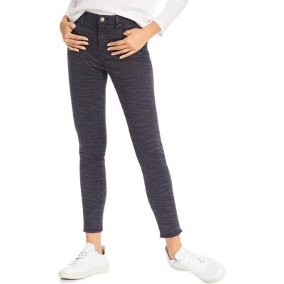 

Джинсы-скинни Aqua Womens Jackie Navy с принтом зебры и необработанным краем из денима  BHFO 2855, Jackie