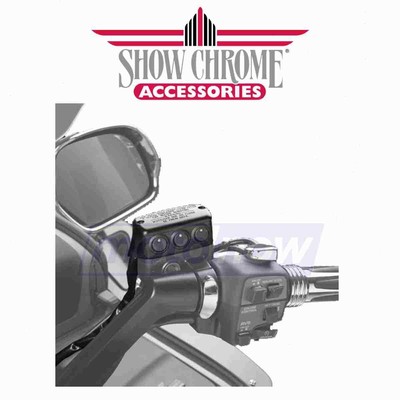 Show Chrome Clutch Side LED Switch Block Assemblie for 1995-1999 Honda rf