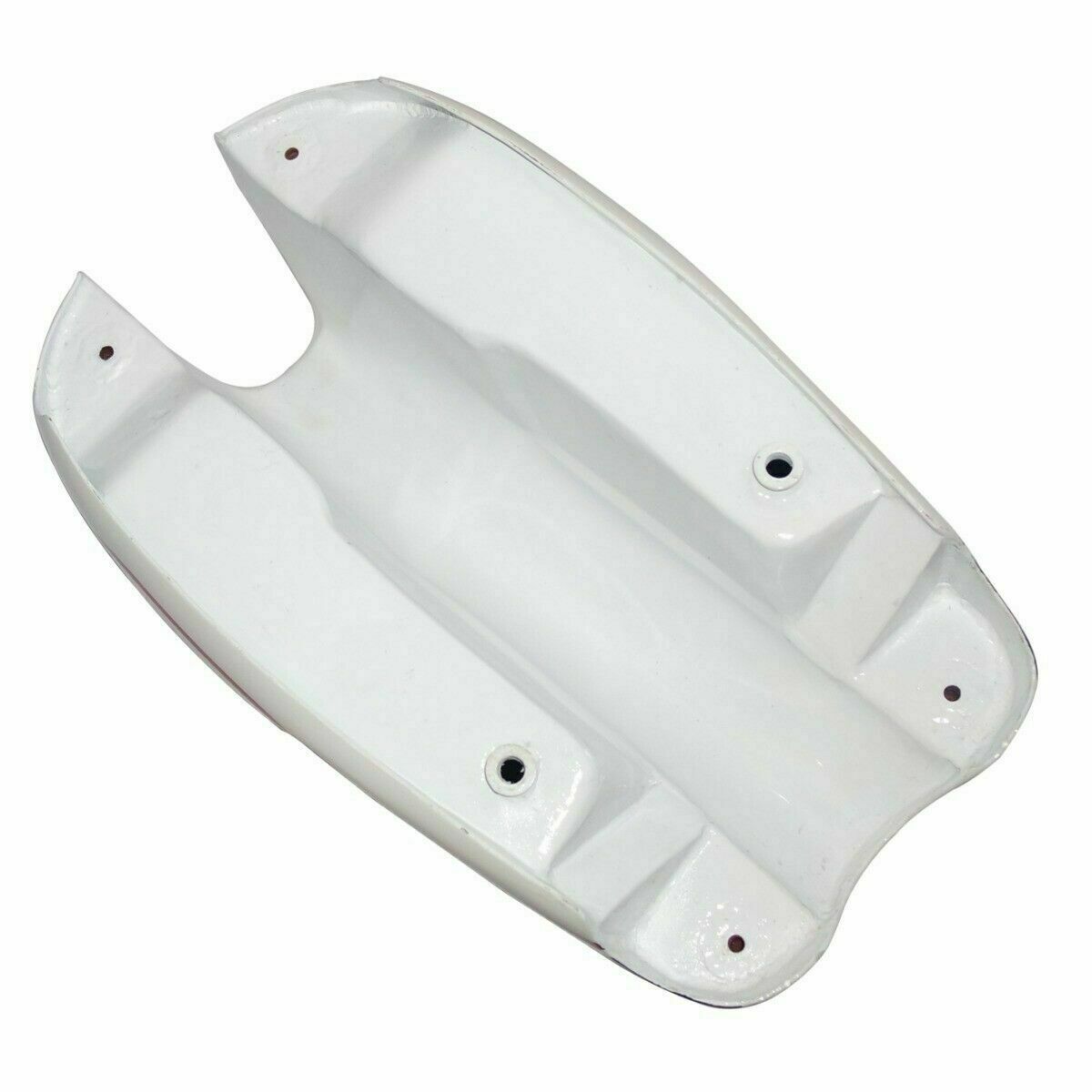 For NORTON COMMANDO ROADSTER 750 WHITE PETROL TANK With SIDE PANEL + CAP 