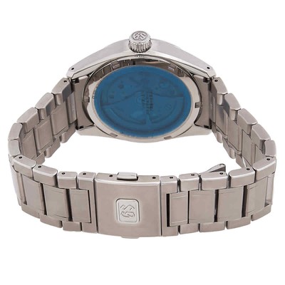 Pre-owned Grand Seiko Evolution 9 Spring Drive 'atera Valley' Automatic Blue Dial Men's