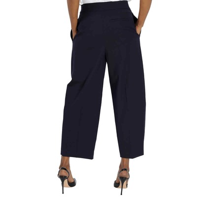 Pre-owned Chloé Chloe Blue Cropped Carrot Trousers