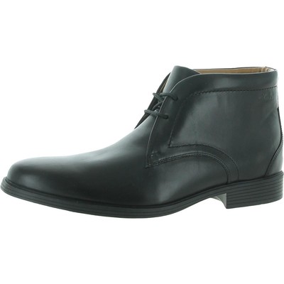 

Мужские классические ботинки Clarks Whiddon Mid Black Chukka, обувь 9,5, средний (D) BHFO 8036, Черный, Whiddon Mid
