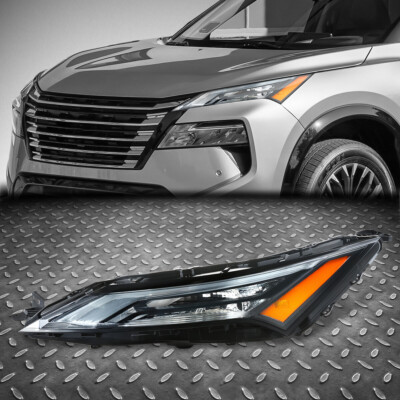 [LED DRL] Для 21-24 Nissan Rogue OE Style Левая фара со стороны водителя, Головной фонарь