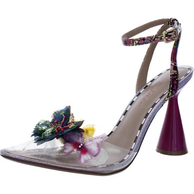 

Женские фиолетовые лакированные туфли на каблуке Betsey Johnson Nadya 10 Medium (B,M) BHFO 9983, Lilac