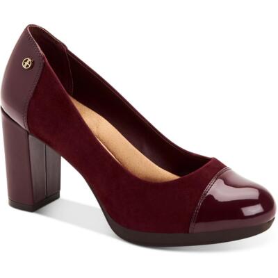 

Giani Bernini Женские замшевые туфли-лодочки без шнуровки Laynne BHFO 2265, Wine suede/patent, Laynne