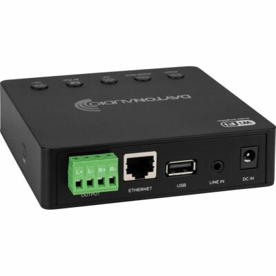  Dayton Audio Wi-Fi Bluetooth Multi-Room 2x20W Amp with IR Remote & AppControl 